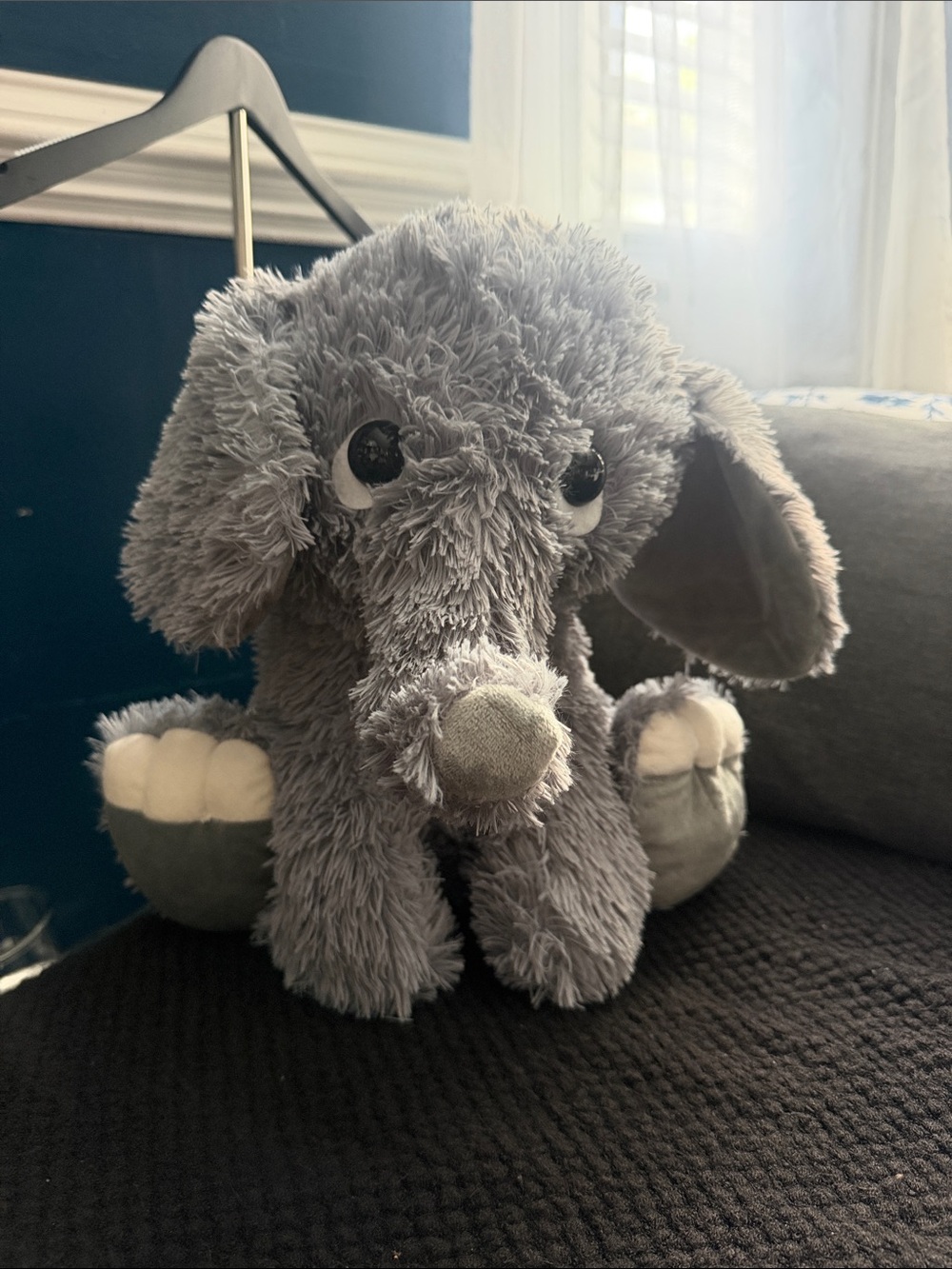 Plush Gray Elephant Stuffed Animal